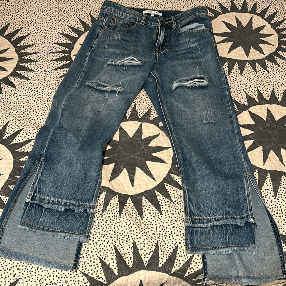 Current Air loose leg jeans